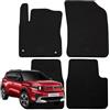 W-Parts SERIE 3 TAPPETI - TAPPETINI IN GOMMA TPE NERI PER CITROEN C3 Aircross 2024->