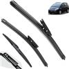Autopixl Tergicristallo Anteriore e Tergicristallo Posteriore Compatibile con Citroen C4 Grand Picasso C4 Picasso MK1 2008-2013 Parabrezza Parabrezza 303014