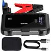 Générique Avviatore di batteria portatile, 8000 mAh, 12 V, con illuminazione a 3 modalità, booster di batteria, per berline, motociclette, barche, camper, motoslitte, trattori, SUV