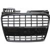 V-MAXZONE PARTS Griglia Anteriore Compatibile con Audi A4 B7 Berlina Avant 2004 2005 2006 2007 2008 RS-68 Griglia Centrale Sportiva Griglia a Nido d'Ape Lucida Nero Opaco