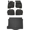 MOTOS Set di tappetini in gomma e tappetini per il bagagliaio per Ford Mondeo V 2014-2022 Migliorare il comfort di viaggio con tappetino antiscivolo auto 3D- tappetini per tutte le stagioni auto, prot
