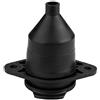 Haofy Connettore a Spina con Impianto Trailer 24 V 7 per Pin per Rimorchi per Camion per Auto con Pin in Ottone Plug e Riproduci in Stile Europeo