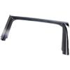 HUVNEXA Protezione for il bordo della portiera dell'auto, for Peugeot, 208 2008 4 porte, striscia di gomma superiore for finestrino dell'auto, guida di sollevamento del vetro della portiera Guarnizion