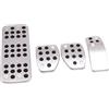 XIAOYANS Copri Pedali Per PEUGEOT 207 301 307 208 2008 308 408 Auto Gas Poggiapiedi Pedale Modificato Piastra Pad Copripedale(MT)