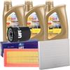 kW&HP KIT TAGLIANDO 3 FILTRI + 3 LITRI OLIO MOTORE 5W-40 COMPATIBILE CON PUNTO EVO 1.2 BENZINA (65 CV / 48 KW 199 A4.000, ANNO 2009-2012)