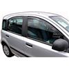 J&J AUTOMOTIVE Deflettori d'Aria per Fiat Panda 2003-2012, Set da 4 Pezzi, Nero Fumé Oscurato Heko