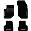 QUEMAR Tappetini Auto compatibili con Avenger anche Hybrid Electric dal 2023/ Kit Tappeti Moquette e Gomma su Misura (Set 2 Anter.+ 2 Post.)/ Ricami e Colori Personalizzati (Bordo Bianco, 4 Ricami)