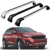 LECREA Barre Portatutto per DR F35 2008-2020, Tetto Portapacchi Barra Alluminio Auto per Railing Integrati con Serratura,Black-1 Pair