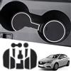 RUIYA Tappetini in Gomma per Auto,Tappetino Antiscivolo per O pel Astra 2016-2020 Bracciolo Protezione Antipolvere Tappetini in Gomma Scanalatura Porta Interni Auto Accessori(bianco)