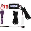 Akozon Termometro per Moto Digitale 4 in 1 Metro con Candela per Testata Moto Temperatura Tensione Tempo RPM DC12V (10 mm)