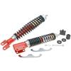 Carbone Kit ammortizzatori Carbone Sport rosso/nero anteriore posteriore per VESPA PX 80cc, T5/T5 Classic 125cc