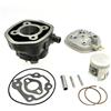 Awqmx GRUPPO TERMICO CILINDRO Per Aerox Per Mbk Per Nitro Per Malaguti Per F12 Per F15 1set Kit Cilindro Big Bore Per Moto Da 70 Cc Con Testa