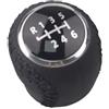 XKOEHXJ Pomello Del Cambio Per Fiat Per Grande Per Punto 2006-2012 Per Linea 2007-2015 MT PU Pelle Leva Cambio Braccio Headball Pomello Cambio Pomello Leva Cambio(6 Speed)
