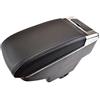 Yurefax Bracciolo for console centrale a doppio strato, for Suzuki, SX4 2007-2013, for Fiat, Sedici Bracciolo for console centrale Scatola portaoggetti per bracciolo(Black Thread)