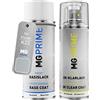 MG PRIME Vernice per Auto Kit bombolette Spray 2K per Nissan K23 Brilliant Silver Metallic/Silver Alloy Bomboletta a spruzzo Vernice di Base 2 componenti Vernice Trasparente