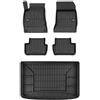 MOTOS Set di tappetini in gomma e tappetini per il bagagliaio per Mercedes-Benz A Classe W176 2012-2018 Migliorare il comfort di viaggio con tappetino antiscivolo auto 3D- tappetini per tutte le stagi