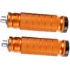 AUTEBGV Accessori Universali per Moto Pedane Arretrate Pedane da per Corsa Pedali per Motocross Parti di Ricambio Motocicletta Pedane(Orange)