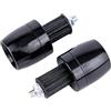 VAHAKKRMVM Tappo Terminale Manopole Manubrio Moto Per Keeway Per Hurricane 50 Per Vieste 300 Per Zahara Per Cityblade Per K-Light Per Superlight RKR RKV RKF 125 RKS(Nero)