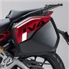 AZgraphishop Az Graphishop Adesivi Valigie Compatibile Con Ducati Multistrada V4 / S Touring Model VAD-P-002 (Red)