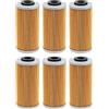 AHL 6 pezzi filtri olio moto compatibili con TE449 449 2011-2014/TE 510 2011-2012/TE511 478 2013-2014/TE511 511 2011-2012/SHERCO SE 2.5I F 250 2008-2017/SHERCO SE 3.0I F 300 2010-2017