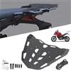 DFFMQSJ 2024 Upgrade Portapacchi per Moto Portapacchi Posteriore Supporto per Topcase CNC Installazione Senza Punzonatura Piastra Superiore Compatibile con Ducati Multistrada MTS 950 1200 1260 15-21