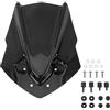 YIJIEBAO Adatto for parabrezza MT 125 Parabrezza Adatto for Yamaha MT-125 MT125 2015-2019 Parabrezza anteriore for motocicletta Deflettore antivento Accessorio Fari per moto(Smoke)