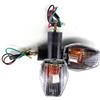AMYALIN Frecce Moto Per XL700V XL 700 V Per Transalp 700 2008-2011 Indicatore Di Direzione Anteriore E Posteriore Per Moto(Chiaro)