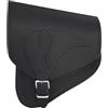 ORLETANOS Borsa laterale Eagle nera compatibile con Harley Davidson Softail Heritage Low Rider Breakout Fat Bob Street Bob Star Telaio HD Custodia in pelle