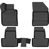 WALSER Tappetini in gomma per auto XTR su misura compatibile con Peugeot 308 II/Peugeot 308 SW 2 2017 - 2021