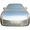 Generic Telo Copriauto Antigrandine Per Tesla Model 3,telo Copriauto Completo,imbottito,accessori Esterni Per Tutte Le Stagioni,con Cerniera E Strisce Riflettenti