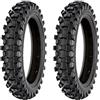 ECOVELO 2 GOMME COPERTONI 3.00-10 COPPIA PNEUMATICI TASSELLATI 4 TELE PER MINIMOTO MINICROSS MINI CROSS