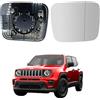 Polcar Vetro Specchietto Destro Per Jeep Renegade, Riscaldato, Cromato, Asferico, Oem : 71778061