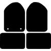 Kovvar Tappetini Auto adatti per Renault Kangoo 1 1997-2005 - Versione: Family - Serie: Comfort