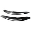 Generic For BMW Serie 1 F20 F21 Sopracciglia Fari - Copri palpebre ABS Pre LCI 2011-2014 Hatchback Modifica Esterna Auto Nero