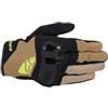 Alpinestars Chrome V2 Guanti da moto, nero/kaki, M