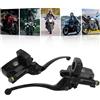 Tissting Gruppo Cilindro Frizione Freno Moto, Manubrio Moto Pompa Freno Destra e Sinistra Set Leva Frizione per la Maggior Parte delle Moto o Biciclette con Leve Freno da 1 Pollice (25 mm)