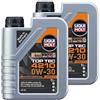 Generic LIQUI MOLY 21604 OLIO MOTORE 0W30 ACEA C3. TOP TEC 4210 CON SPECIFICHE LONGLIFE III. KIT PROMO 2 LITRI.