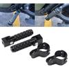 MOQIAOSEIKO 0.87-1.1 22mm-28mm Pedane poggiapiedi pieghevoli universali per motociclette con morsetto per motocicli Ciclomotori Veicoli elettrici Scooter