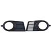 FEILIDAPARTS Coppia 2X Griglia paraurti anteriore Trim Vent Fendinebbia compatibile con Suzuki Swift Mk Iii [2005-2015] Hatchback