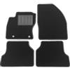 ASC Tappetini Auto Compatibili con Ford Focus II 2005-2011, Moquette, Bordo Antiscivolo, Battitacco in Gomma/PVC