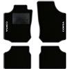QUEMAR Tappetini Auto per Opel Corsa C, Bordo Antracite, 2 Ricami | 2000-2006 / Kit Tappeti Moquette e Gomma su Misura / Set 2 Anteriori + 2 Posteriori / Ricami e Colori Personalizzati