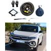 D'ANGELO 1988 Kit Ruotino di Scorta 17 compatibile con Volkswagen T-Roc con Cric, Chiave, Guanti e Sacca