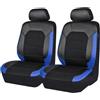 SNMRX Auto Set Coprisedili per Jeep Renegade S/Sport/Jeepster/Freedom/Trailhawk FWD 4x4, Comfort Copertura Sedile Traspirante Copri Sedile Protezione Sedile Interni Accessori,Blue-2seats