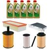 Somer Car KIT TAGLIANDO COMPATIBILE CON AUDI A3 2.0 TDI (8P1) 103KW 140CV DAL 2003 AL 2011 + OLIO 5W30