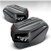 AZgraphishop Az Graphishop Adesivi Valige Compatibile Con BMW R 1300 RT Touring Kit Laterali (Triple Black TOU-FM-002)