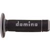 MES Domino MANOPOLE BICOLORE NERO/GRIGIO PER MOTO OFF ROAD ENDURO/CROSS IN MATERIALE BICOMPONENTE Lunghezza: 118 mm Accessori: 97.5595.04-00