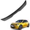 KIZMIQ Auto Spoiler posteriori per Peugeot 208 2012 2013-2017 2018 2019 2020 2021 2022 2023 2024 Nastro Installare Adesivo,ABS Alettone Tetto Posteriore Tuning Ala Styling Accessori,B/Carbon Fiber