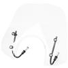 VOALVT Per Vespa LX50 LX125 LX150 GT200 GTS250 GTS300 Parabrezza Parabrezza Deflettore Vento Moto Moto Parabrezza(Clear)