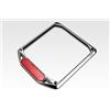 DPM race Cornice Targa 'Big Eye' (B-0130P) - 17x17 cm - Universale con Catarifrangente Catadiottro OMOLOGATO - Portatarga in Alluminio - Accessori De Pretto Moto (DPM Race) - 100% Made in Italy