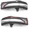 Dnhqknoaf Indicatore Direzione Specchietto Per Ford Per Edge 2015-2020 Auto Specchietto Retrovisore Laterale Indicatore Direzione Luce LED Specchietti Retrovisori Esterni Lampada Freccia Retrovisore(2PCS left a